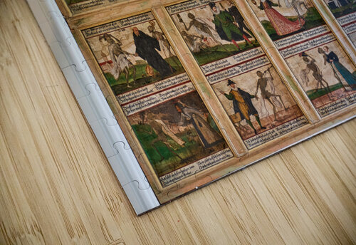 Germany Bavaria Romantic Road. Fussen. St. Mang’s Abbey. Stadt Museum der Stadt. Museum of History. Danse Macabre Marco Brivio puzzle