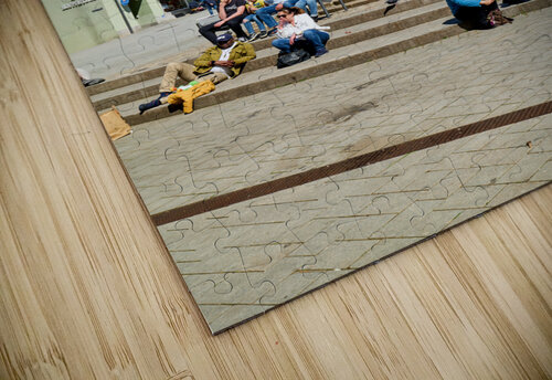 Germany Bavaria Romantic Road. Landsberg am Lech. Hauptplatz square Marco Brivio puzzle