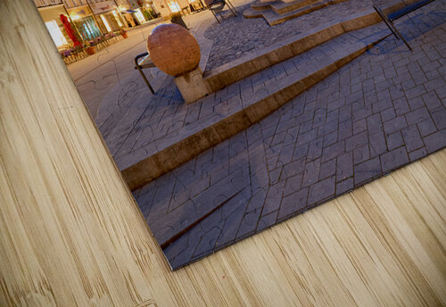 Germany Bavaria Romantic Road. Landsberg am Lech. Hauptplatz square Marco Brivio puzzle