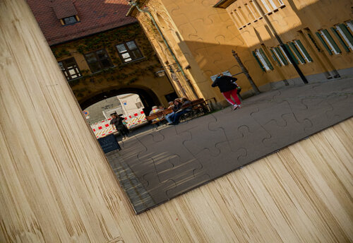 Germany Bavaria Romantic Road. Augsburg. Fuggerei the worlds oldest public housing complex still in use Marco Brivio puzzle