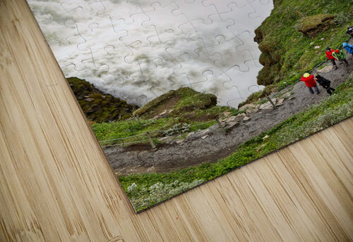 Gullfoss waterfalls. Gullfoss is a waterfall located in the canyon of the Hvítá river in southwest Iceland. Marco Brivio puzzle