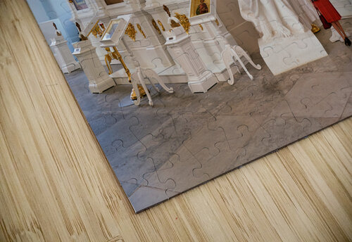 St. Petersburg Russia. Smolny Convent or Smolny Convent of the Resurrection is located on Ploschad Rastrelli on the bank of the River Neva in Saint Petersburg Marco Brivio puzzle