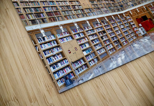 Athens Greece. The National Library inside the Stavros Niarchos Foundation Cultural Center Marco Brivio puzzle