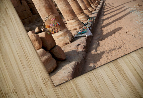Jordan. Petra archaeological site. The Hadrian Gate also known as the Temenos Gate Marco Brivio puzzle