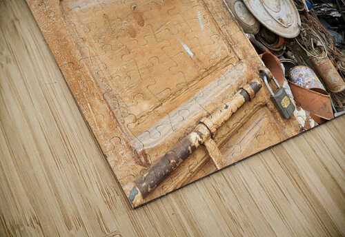 Morocco Marrakesh. Second hand dealer Marco Brivio puzzle