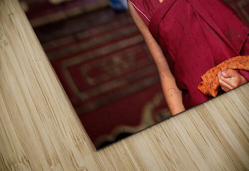 Mongolia. The Monastery of Tranquil Felicity Amarbayasgalant is located near the Selenge River in the Iven Valley. Marco Brivio puzzle