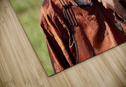 Mongolia. Portrait of an old man Marco Brivio puzzle