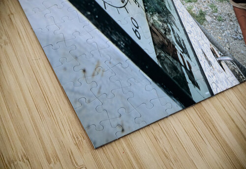 Mongolia. An old-fashioned vintage Petrol Station Marco Brivio puzzle