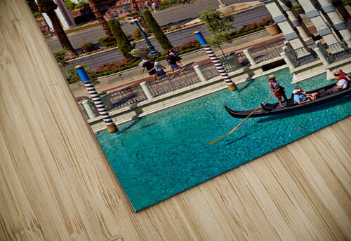 Gondolas at Venetian Hotel. Las Vegas Nevada USA Marco Brivio puzzle