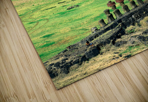 Moai statues at Easter Island Chile. Marco Brivio puzzle