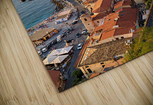 The city of Scilla Calabria Italy. Elevated view of the Ruffo castle at sunset Marco Brivio puzzle