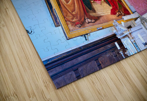 Cortona Arezzo Tuscany Italy. Paintings by Luca Signorelli in San Niccolò church Marco Brivio puzzle