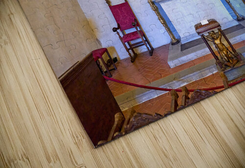 Cortona Arezzo Tuscany Italy. In Diocesan Museum once the seat of the Society of the Good Jesus is a cycle of frescoes by Vasari Marco Brivio puzzle