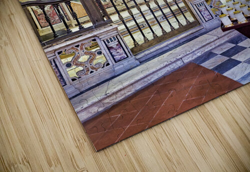 Naples Campania Italy. San Domenico Maggiore is a Gothic Roman Catholic church and monastery. Marco Brivio puzzle