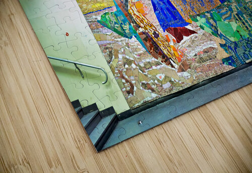 Naples Campania Italy. Artwork at metro subway station Marco Brivio puzzle