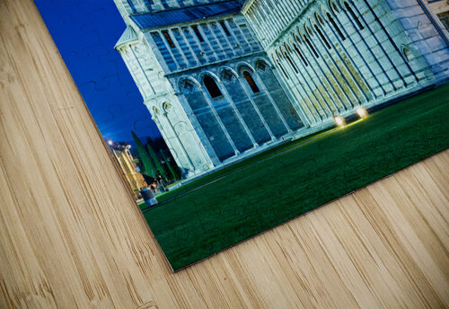 Pisa Tuscany Italy. Piazza dei Miracoli Square of Miracles. The Cathedral at sunset Marco Brivio puzzle