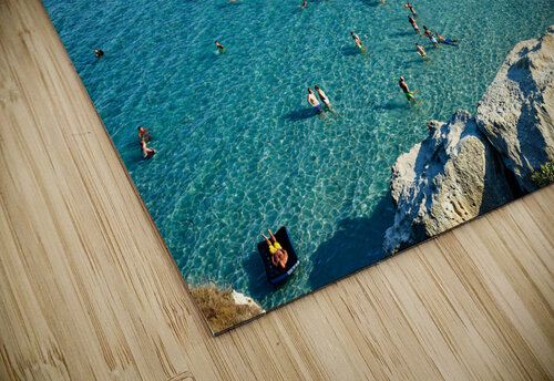 Apulia Puglia Salento. Italy. Torre dellOrso. Melendugno. Aerial view of the beach Marco Brivio puzzle