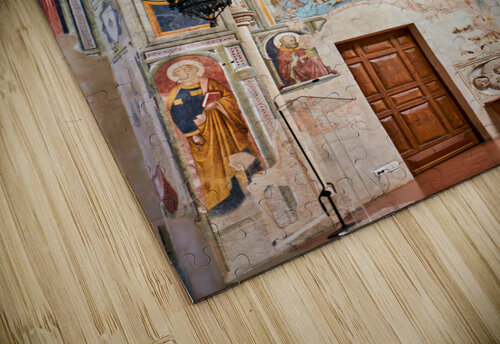 Salento. Apulia Puglia Italy. Galatina. Santa Caterina dAlessandria church. Frescoes by Francesco dArezzo Marco Brivio puzzle