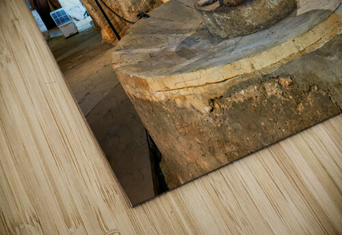 Salento. Apulia Puglia Italy. Gallipoli. Old olives crusher. Frantoio Oleario Ipogeo di Palazzo Granafei Marco Brivio puzzle