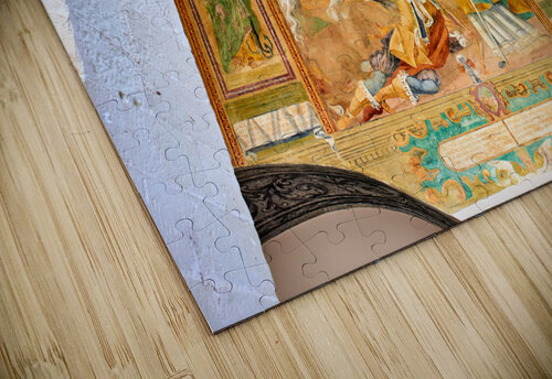 Salento. Apulia Puglia Italy. Galatina. Santa Caterina dAlessandria church. Frescoes in the cloister Marco Brivio puzzle