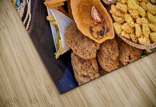 Salento. Apulia Puglia Italy. Gallipoli. Natural sea sponges Marco Brivio puzzle