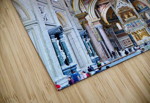 Rome Lazio Italy. The Archbasilica Cathedral of the Most Holy Savior and of Saints John the Baptist and John the Evangelist in the Lateran is a Catholic cathedral church and serves as the seat of the bishop of Rome the pope Marco Brivio puzzle