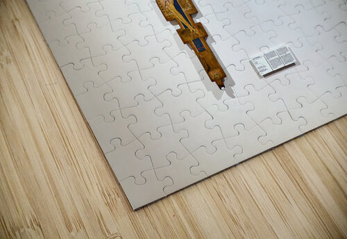 Rome Lazio Italy. The Galleria Nazionale dArte Antica or National Gallery of Ancient Art an art museum in Palazzo Barberini. Medieval crucifix by Berlinghieri and Machilone Marco Brivio puzzle