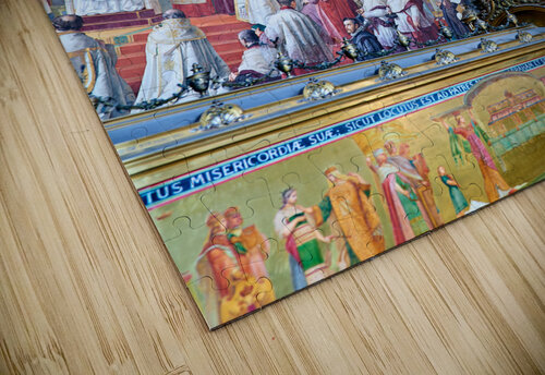 Rome Lazio Italy. The Vatican Museums in Vatican City. Raphael rooms frescoes Marco Brivio puzzle