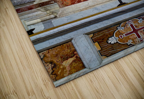 Rome Lazio Italy. Saint Peters Basilica in Saint Peters Square. The Pietà by Michelangelo Marco Brivio puzzle