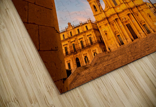 Noto Sicily Italy. The Cathedral Marco Brivio puzzle