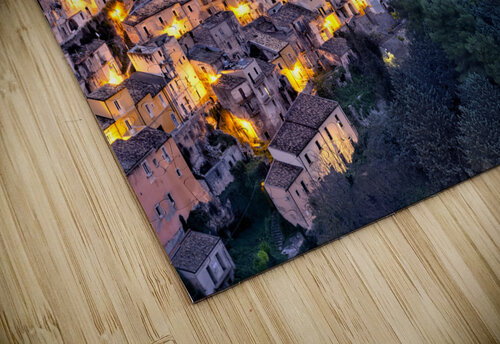 Ragusa Ibla Sicily Italy. Cityscape at sunset Marco Brivio puzzle
