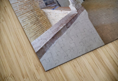 Foligno Umbria Italy. Frescoes at Trinci Palace Palazzo Trinci a patrician residence and museum. Marco Brivio puzzle