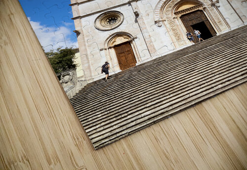 Todi Umbria Italy. Concattedrale della Santissima Annunziata. Cathedral. Piazza del Popolo Marco Brivio puzzle