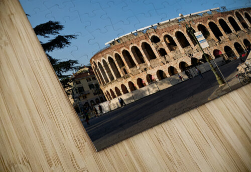 Verona Veneto Italy. The Verona Arena - Roman Amphitheatre and the Town Hall Marco Brivio puzzle