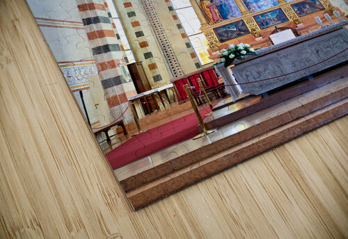 Verona Veneto Italy. The Basilica of San Zeno. Painting of Andrea Mantegna Marco Brivio puzzle