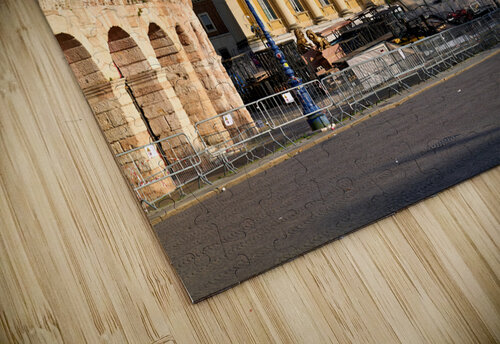 Verona Veneto Italy. The Verona Arena - Roman Amphitheatre and the Town Hall Marco Brivio puzzle