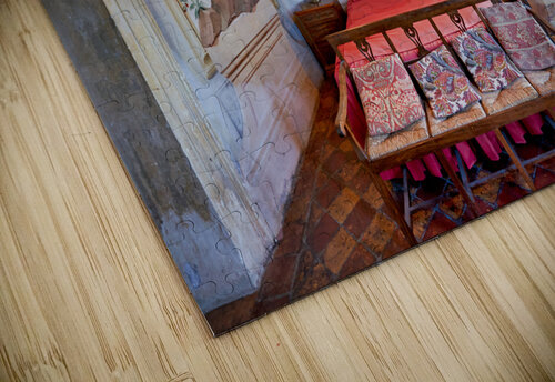 Vicenza Veneto Italy. The interiors of the Villa Valmarana ai Nani frescoed  by Giambattista and Giandomenico Tiepolo Marco Brivio puzzle