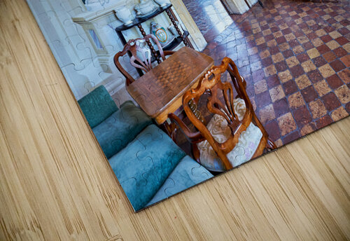 Vicenza Veneto Italy. The interiors of the Villa Valmarana ai Nani frescoed  by Giambattista and Giandomenico Tiepolo Marco Brivio puzzle