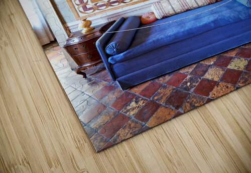 Vicenza Veneto Italy. The interiors of the Villa Valmarana ai Nani frescoed  by Giambattista and Giandomenico Tiepolo Marco Brivio puzzle