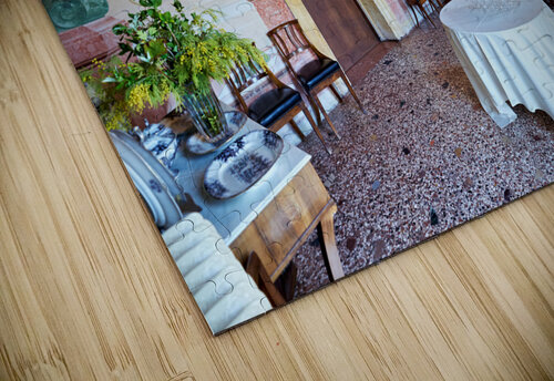 Vicenza Veneto Italy. The interiors of the Villa Valmarana ai Nani frescoed  by Giambattista and Giandomenico Tiepolo Marco Brivio puzzle