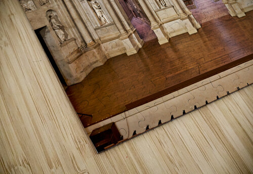Vicenza Veneto Italy. The interiors of the Teatro Olimpico Olympic Theatre Marco Brivio puzzle