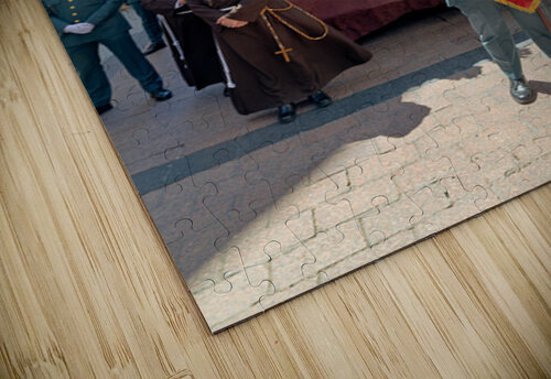 Zaragoza. Saragossa. Aragon. Spain.  Processions of the Easter Holy Week Marco Brivio puzzle
