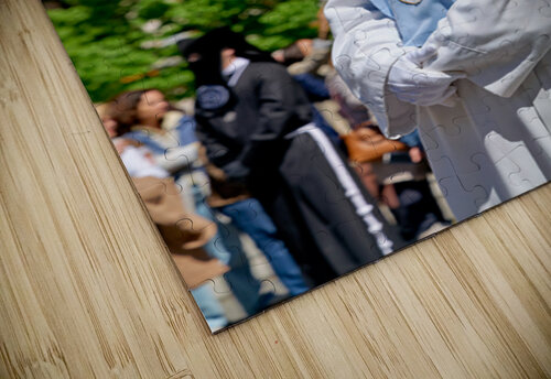 Zaragoza. Saragossa. Aragon. Spain.  Processions of the Easter Holy Week Marco Brivio puzzle