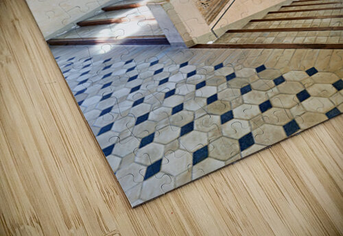 Zaragoza. Saragossa. Aragon. Spain. Aljafería Palace. The main staircase Marco Brivio puzzle