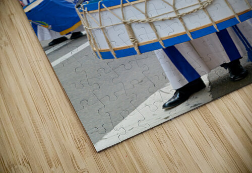 Zaragoza. Saragossa. Aragon. Spain.  Processions of the Easter Holy Week Marco Brivio puzzle