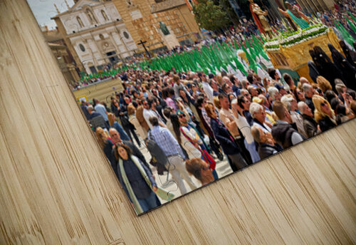 Zaragoza. Saragossa. Aragon. Spain.  Processions of the Easter Holy Week Marco Brivio puzzle