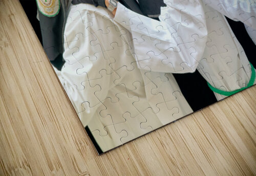 Zaragoza. Saragossa. Aragon. Spain.  Processions of the Easter Holy Week Marco Brivio puzzle