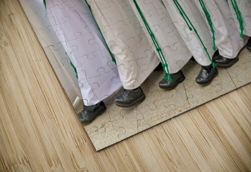 Zaragoza. Saragossa. Aragon. Spain.  Processions of the Easter Holy Week Marco Brivio puzzle