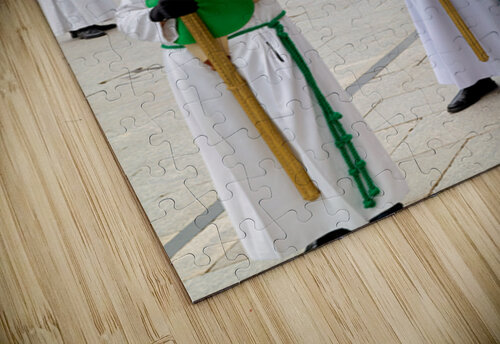 Zaragoza. Saragossa. Aragon. Spain.  Processions of the Easter Holy Week Marco Brivio puzzle