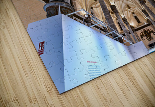 Zaragoza. Saragossa. Aragon. Spain. Sala de Exposiciones La Lonja Marco Brivio puzzle